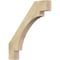 Ekena Millwork 4"W x 28"D x 32"H Merced Rough Sawn Knee Brace, Douglas Fir BRC04X28X32MRC00RDF - alternate 1